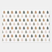 Modern | Kerstmis | Goud | Minimalistisch Inpakpapier Vel (Voorkant)