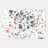 Modern | Kerstmis | Goud | Minimalistisch Inpakpapier Vel (Voorkant 3)