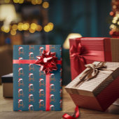 Modern Kerstmisalfabet een douane inpakkend docume Cadeaupapier