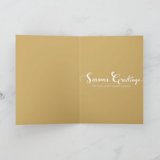 Modern kerstontwerp kaart (Binnen)