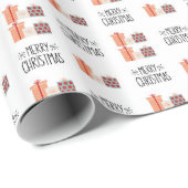 Modern kerstpapier cadeaupapier (Rol Hoek)