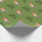 Modern kerstpapier cadeaupapier (Hoek)