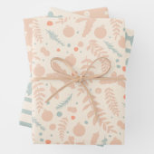 Modern kerstpapier inpakpapier vel (In situ)