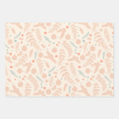 Modern kerstpapier inpakpapier vel (Voorkant)