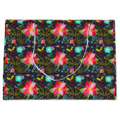 Modern kerstpatroon groot cadeauzakje (Voorkant)