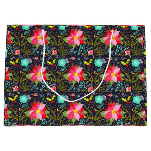 Modern kerstpatroon groot cadeauzakje (Voorkant)