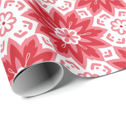 Modern kerstpatroon inpakpapier (Rol Hoek)