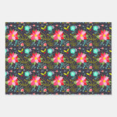 Modern kerstpatroon inpakpapier vel (Voorkant 3)