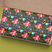 Modern kerstpatroon tissuepapier