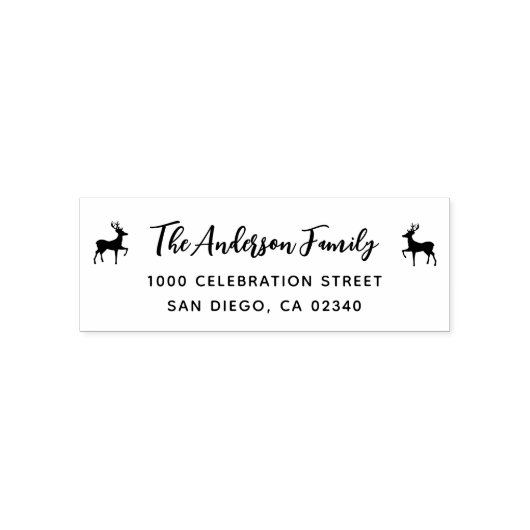 modern kerstrecensie  zelfinktende stempel (Design)
