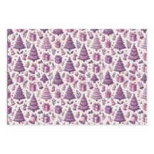 Modern kerstvakantie thema paarse en roze