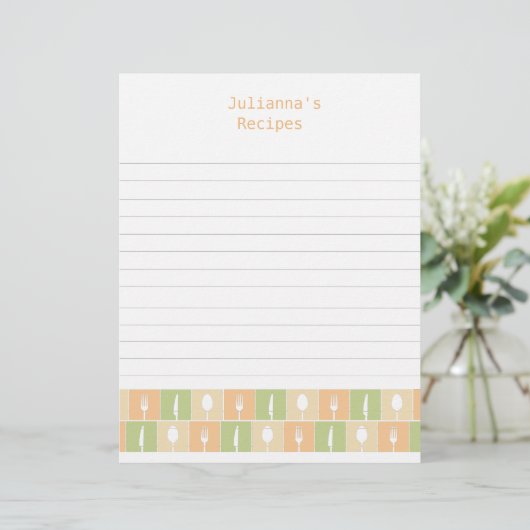 Modern Keuken Recept Multomap Invoegen Letter Pagi (Staand voorkant)