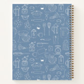 Modern keukengerei Schattige Doodle Recept Notitieboek (Achterkant)