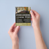 Modern Keukenontwerp, keuken en badkamer Fitter Flyer (Hand)