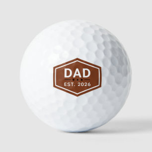 Modern Khaki Brown vader opgericht Golfballen