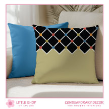 Modern Khaki Green Harlequin Diamantpatroon