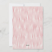 Modern Kids Red Bow Family Photo Christmas Feestdagenkaart (Achterkant)