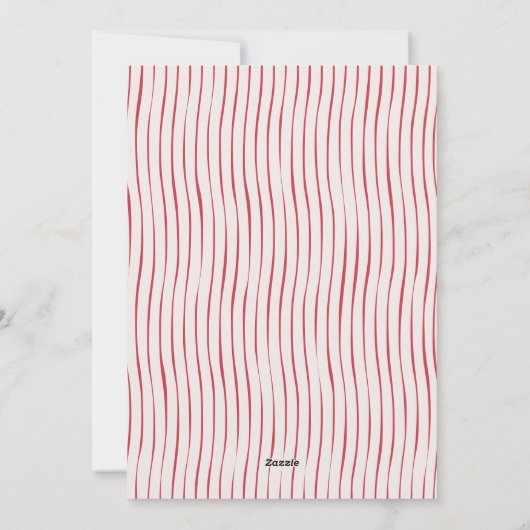 Modern Kids Red Bow Family Photo Christmas Feestdagenkaart (Achterkant)