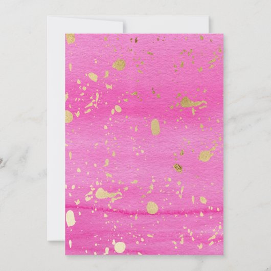 Modern Kind 2e verjaardag Beer Cute Pink Tweede Kaart (Achterkant)