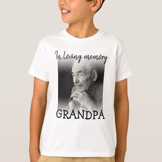 Modern | KINDER | Foto Memorial T-Shirt (Voorkant)