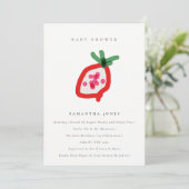 Modern Kinder met hand getekend Baby shower Kaart (Staand voorkant)