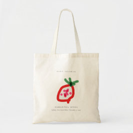 Modern Kinder met hand getekend Baby shower Tote Bag