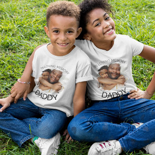 Modern Kinderen Vervaagde foto-herdenking T-shirt