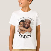 Modern | Kinderen | Vervaagde foto-herdenking T-shirt (Voorkant)