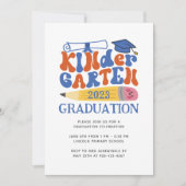 Modern Kindergarten Klasse Afstuderen Uitnodiging (Voorkant)