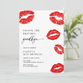 Modern Kissing My Twenties Goodbye 30th Birthday Kaart (Staand voorkant)