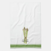 Modern Kitchen Asparagus pun art towel Theedoek (Verticaal)