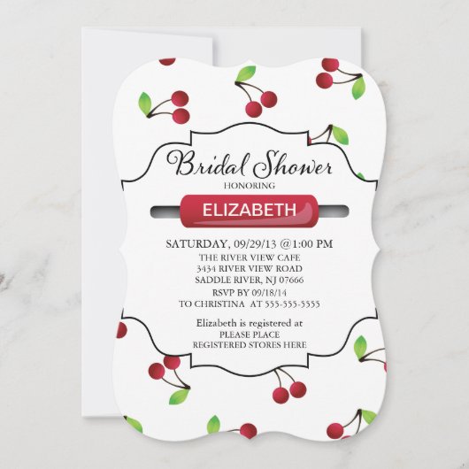 Modern Kitchen Bridal Shower Kaart (Voorkant)