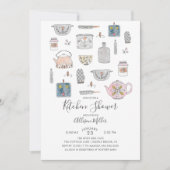 Modern Kitchen Bridal Shower Kaart (Voorkant)
