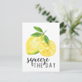 MODERN KITCHEN LEMON PUN BRIEFKAART (Staand voorkant)