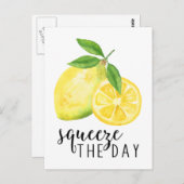 MODERN KITCHEN LEMON PUN BRIEFKAART (Voorkant / Achterkant)