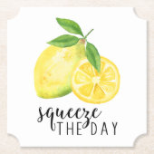 MODERN KITCHEN LEMON PUN KARTONNEN ONDERZETTERS (Voorkant)