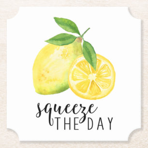 MODERN KITCHEN LEMON PUN KARTONNEN ONDERZETTERS