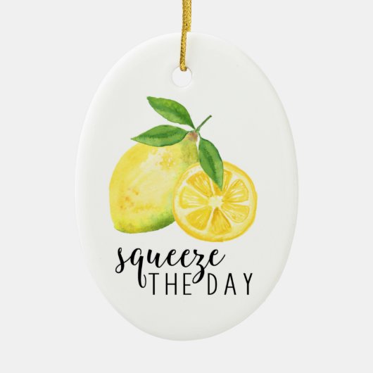 MODERN KITCHEN LEMON PUN KERAMISCH ORNAMENT (Voorkant)