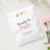 Modern Klaar voor Pop Roze Meisje Baby shower Part Bedankzakje (Gezegeld)