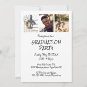 Modern klas jaar Afstuderen met handschrift Kaart (Achterkant)