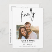 modern klasmanuscript bewaart definitief de foto d aankondigingskaart (Voorkant / Achterkant)