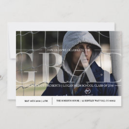 Modern klassiek afstudeerfeest | Genderneutraal Kaart