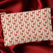 Modern klassiek eenvoudig retro hertenpatroon etui