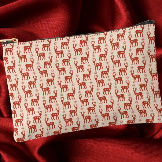 Modern klassiek eenvoudig retro hertenpatroon etui