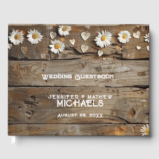 Modern klassiek gastenboek (Voorkant)