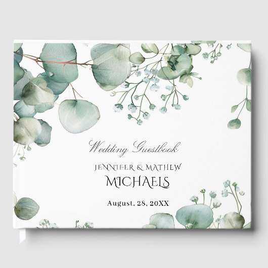 Modern klassiek gastenboek (Voorkant)