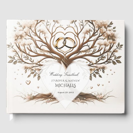 Modern klassiek gastenboek (Voorkant)