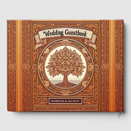 Modern klassiek gastenboek (Achterkant)