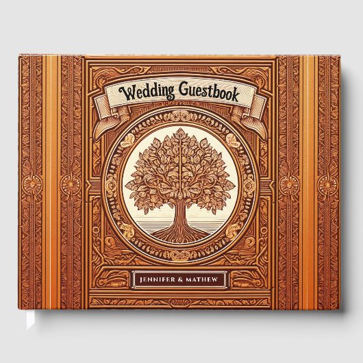 Modern klassiek gastenboek (Voorkant)