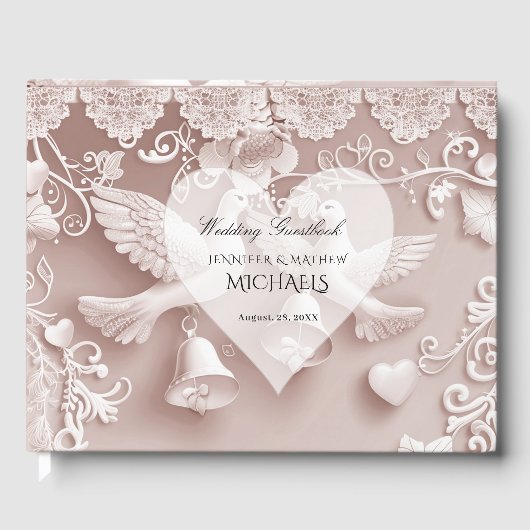 Modern klassiek gastenboek (Voorkant)